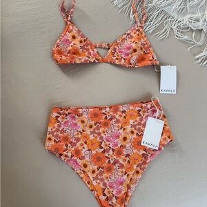 Kavala Bloom Floral Bikini Set